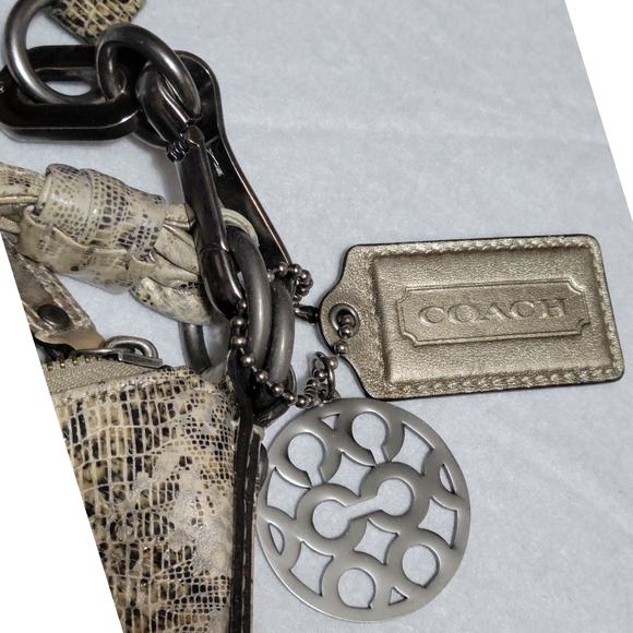 Authentic Coach Kristin Python Embossed Leather Hobo - Picture 4 of 15